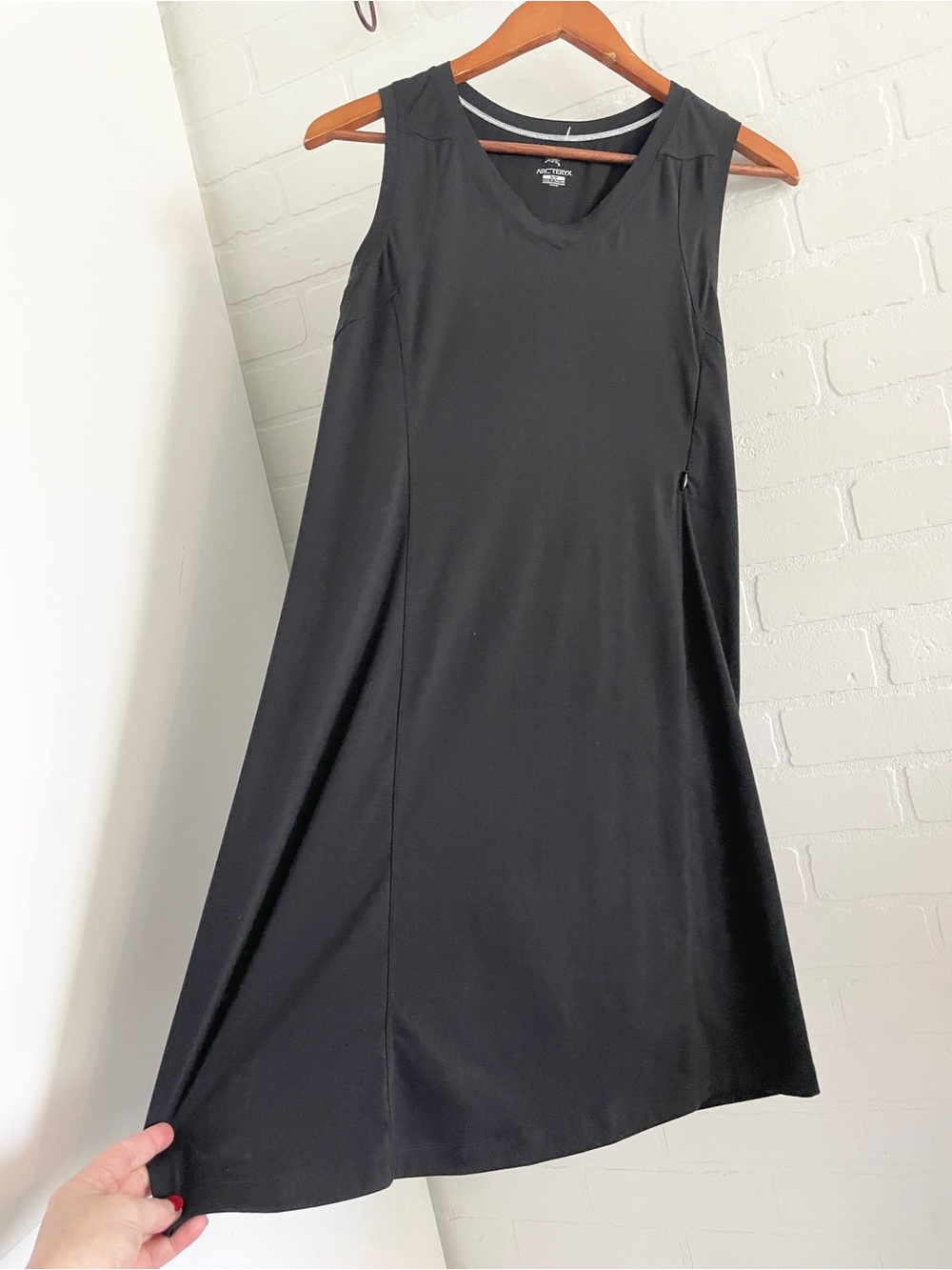 Arc’teryx Soltera Technical Stretch Mini Dress Hidden Zip Pocket Size S - Picture 7 of 14